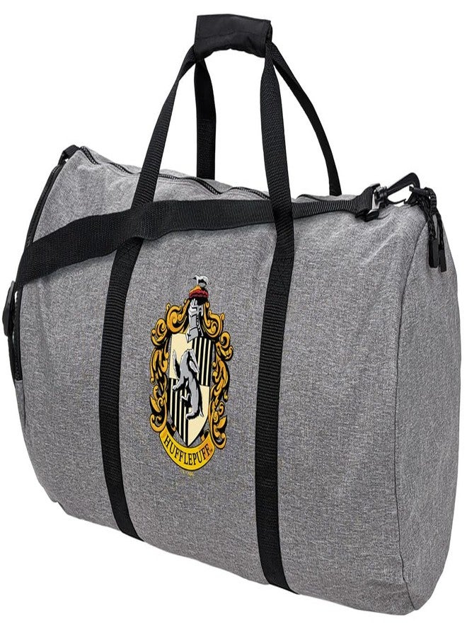 LOGOVISION Harry Potter Hufflepuff Crest Lightweight Duffel Bag for Sports and Gym Packable for Travel - Image 1
