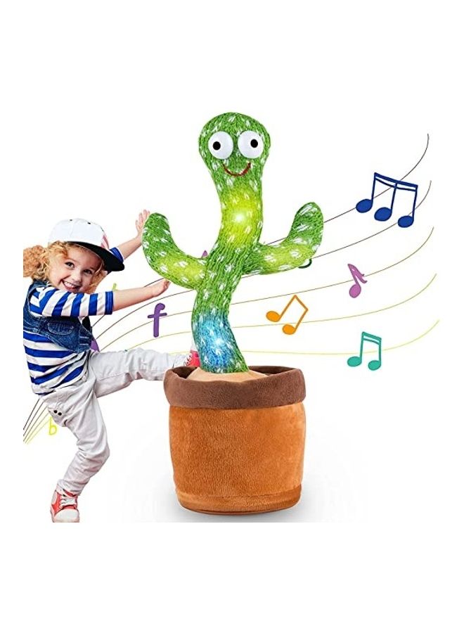 ACHAS Electric Dancing Stuffed Cactus Plant With Music - Image 1