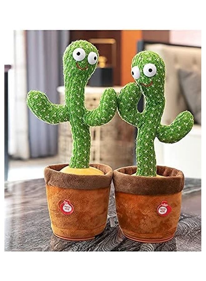 ACHAS Electric Dancing Stuffed Cactus Plant With Music - Image 3