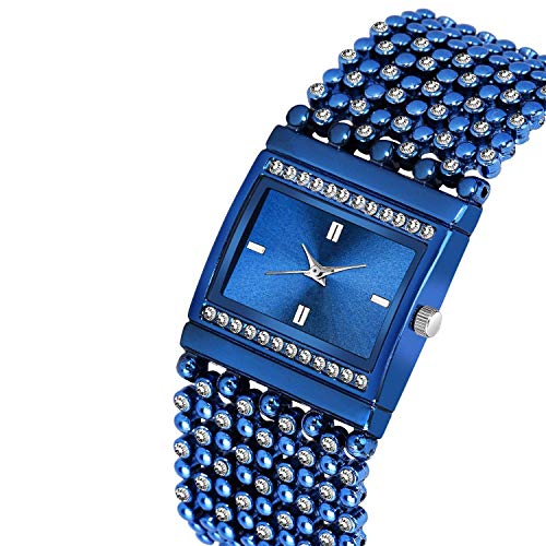 CLOUDWOOD Analogue Blue Dial Bracelet Watch for Women's & Girl's -WCL-113 (Blue) - Image 3