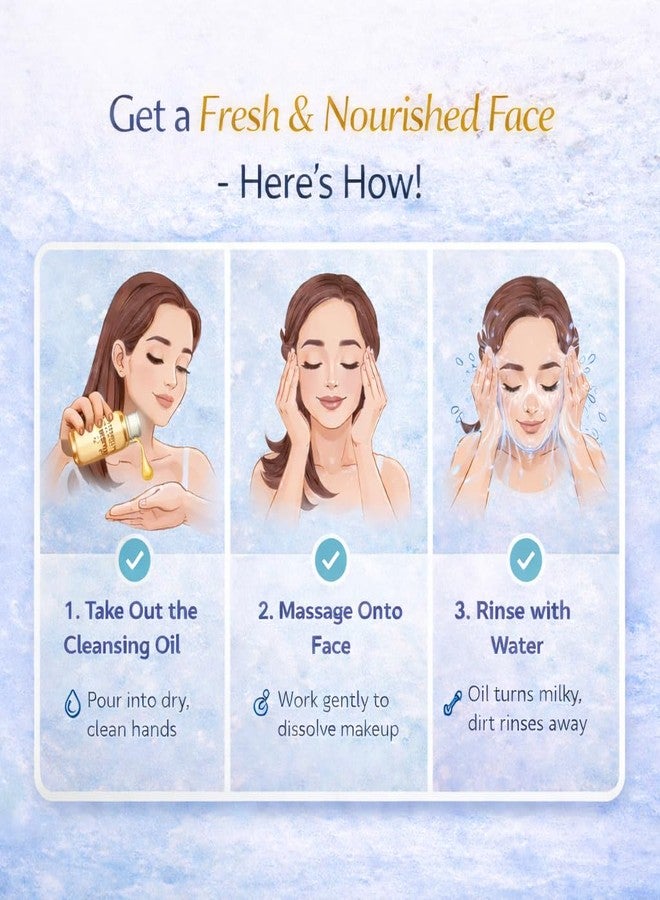 SANFE Makeup Removal Cleansing Oil Minis for Gentle Daily Cleansing, Pack of 10 - Image 5