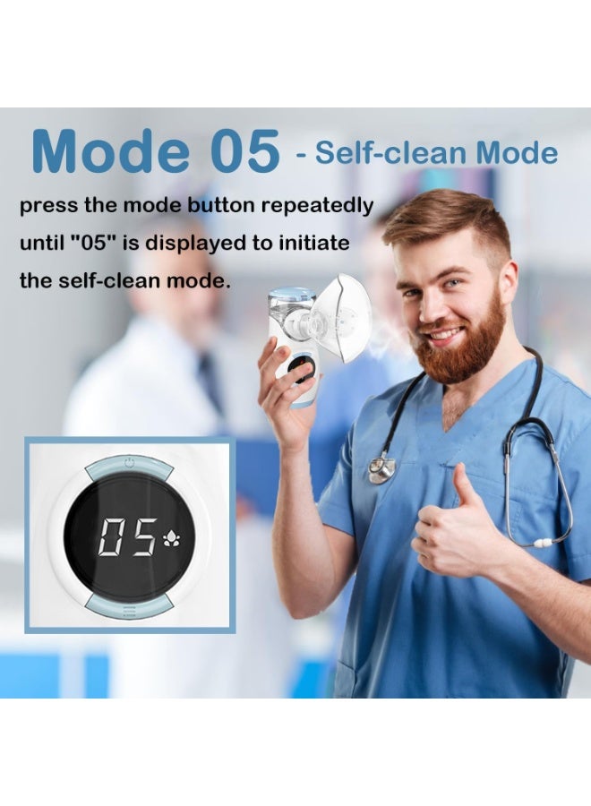 Automatic Handheld Mesh Inhaler for Adults & Children – Mini Ultrasonic Inhalator for Home & Travel Use - Image 4