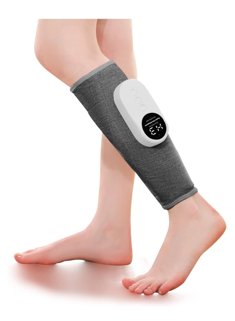 Generic 2Pcs Electric Leg Massager Leg Shaping Wireless Air Compression Heating Calf Massager with 3 Modes 3 Intensities Arm Body Circulation Muscle Relaxation Varicose Veins Physiotherapy  - Image 1