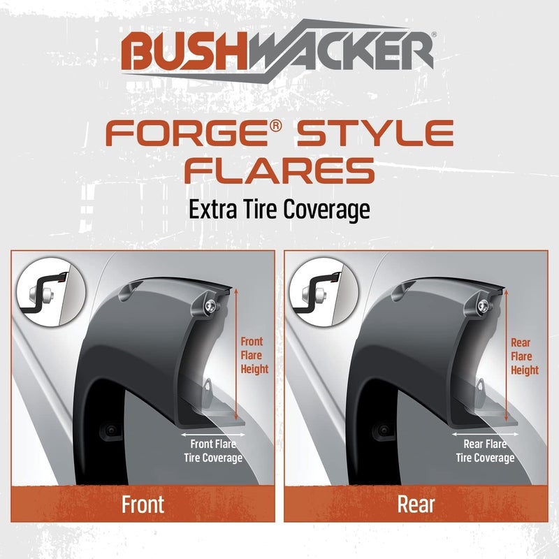 Bushwacker Forge Fender Flares 4pc Set for 2009-2014 Ford F-150 - Image 5