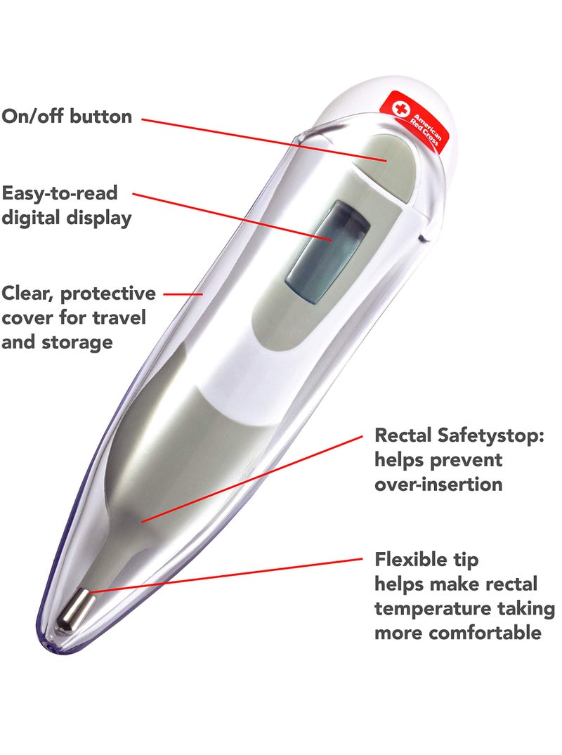 The First Years American Red Cross Multi-use Digital Thermometer - Baby Thermometer - Easy to Read LCD Screen - Baby Essentials - Image 2