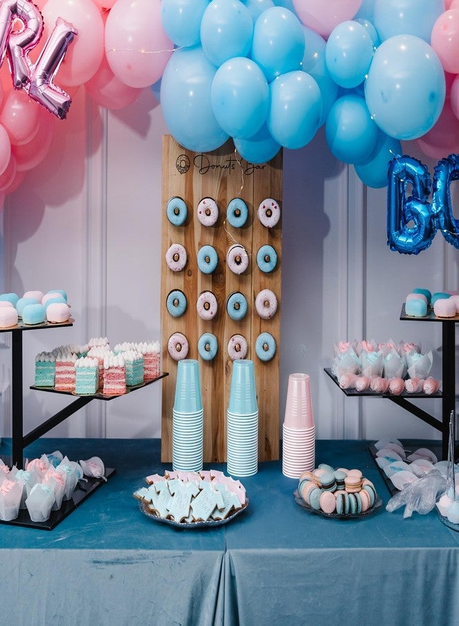 Kochorie 60 Pieces 16 oz Gender Reveal Plastic Cups Light Pink and Light Blue Disposable Party Cups Drinking Cup Bulk for Gender Reveal Baby Shower Party Birthday Wedding Festive Celebrations - Image 5