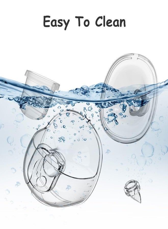 Gowing Wearable Breast Pump Replacement Parts Compatible with Lansinoh Discreet Duo Nuliie S32 Wearable Breast Pump, Include Duckbill Valve, Silicone Diaphragm, 24mm Flange, Milk Collector Cup - Image 4