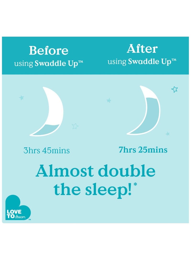 لاف تو دريم لوف تو دريم قماط سوادل أب الأصلي - 1.0 TOG - مقاس ميديوم - لون تركواز - للجنسين - Image 4