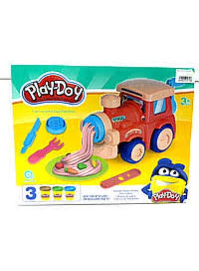 بلاي دوه لعبة ماكينة صنع الصلصال والنودلز للأطفال مع 12 لون صلصال وأدوات تشكيل – طقم مطبخ تفاعلي بالأضواء والموسيقى لتطوير الإبداع للأطفال من عمر 3 سنوات فأكثر - Image 1