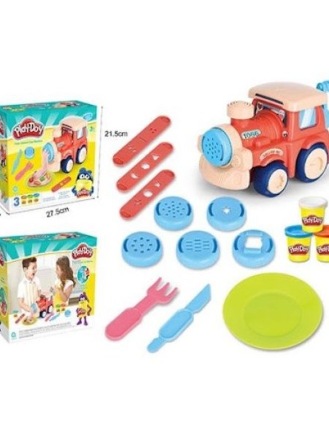 بلاي دوه لعبة ماكينة صنع الصلصال والنودلز للأطفال مع 12 لون صلصال وأدوات تشكيل – طقم مطبخ تفاعلي بالأضواء والموسيقى لتطوير الإبداع للأطفال من عمر 3 سنوات فأكثر - Image 3
