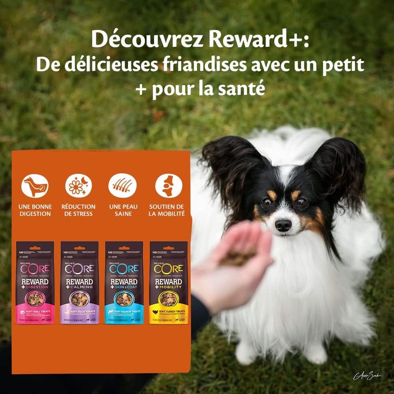 Wellness CORE Reward+ Duck & Chamomile, 170 g, Gentle Dog Treats for Reward, No Added Sugar, Grain-Free, with High Meat Content, Promotes Calming Your Dog - Image 5