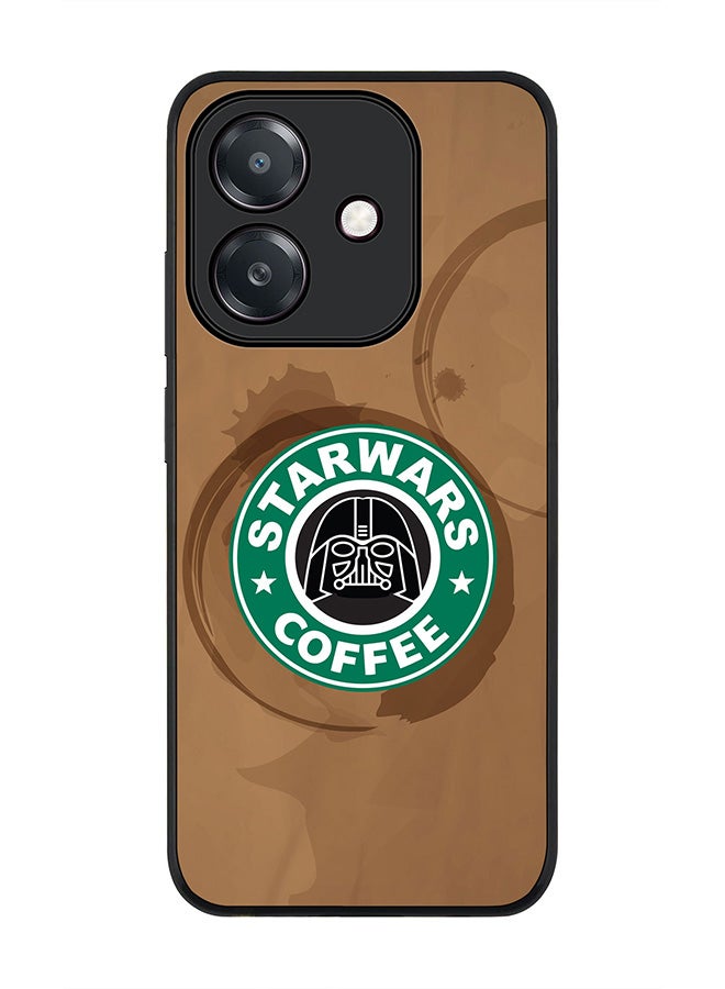 Stylizedd For Oppo A5i Case,Slim fit Camera Protection, Shockproof Thin Phone cover  - Starwars Coffee