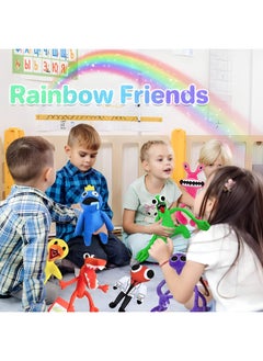 MAGIC VAULT 7pcs Rainbow Friends Plush, Plush Toys Cartoon Stuffed Animals for Boy Girl Gift Thanksgiving Holiday Birthday Gift  - Image 2