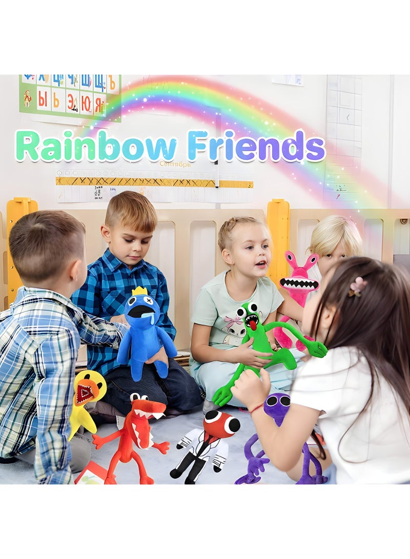 MAGIC VAULT 7pcs Rainbow Friends Plush, Plush Toys Cartoon Stuffed Animals for Boy Girl Gift Thanksgiving Holiday Birthday Gift  - Image 2