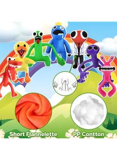 MAGIC VAULT 7pcs Rainbow Friends Plush, Plush Toys Cartoon Stuffed Animals for Boy Girl Gift Thanksgiving Holiday Birthday Gift  - Image 3