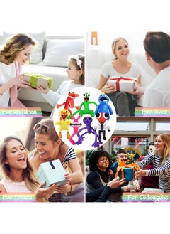 MAGIC VAULT 7pcs Rainbow Friends Plush, Plush Toys Cartoon Stuffed Animals for Boy Girl Gift Thanksgiving Holiday Birthday Gift  - Image 4