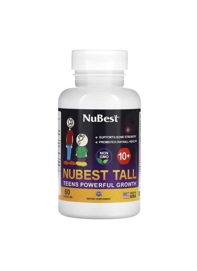 NuBest - كبسولات تال 10 لنمو قوي للمراهقين 60 كبسولة - Image 1