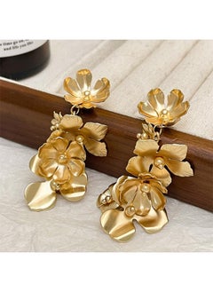NIBEMINENT Silver Needle Metal Style Lovely Geometric Earrings South Korea Simple Cold Niche Temperament All-match 