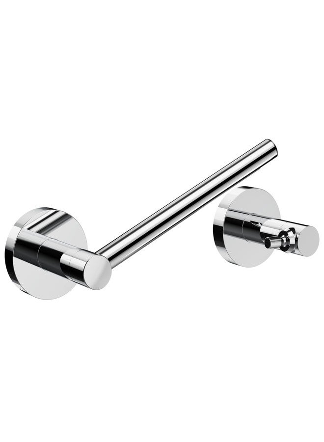 RUACQ Bathroom Toilet Paper Holder, Double Post Pivoting Wall Mounted Toilet Paper Holders, Stainless Steel and Zinc Alloy Bathroom Tissue Holder(Chrome) - Image 1