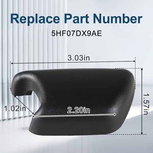 HIMARKLIF Front Seat Belt Turning Loop Cover Compatible with Jeep Wrangler JK 2011-2018 Replace#：5HF07DX9AE - Image 5