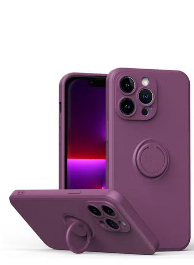 GULFLINK Back Cover Phone Protect Case For iPhone 14 Promax Cheery Blossom Purple