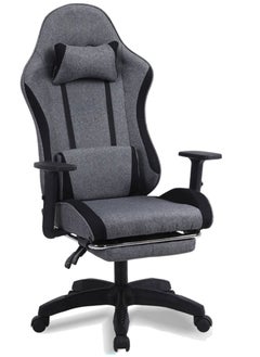 ACPLAY Ergonomic Gaming Chair with Footrest and Lumbar Support High Back Adjustable Height Breathable Advanced Fabric Recliner for Adults  - Image 1
