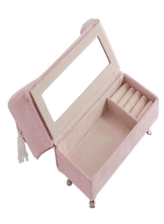 Felice Ann Floral Jewelry Box Storager Organizer Jewelry Chest Armoire Sofa Couch Round Bed Furniture - Image 4