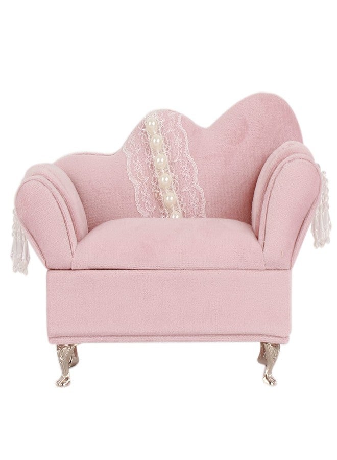 Felice Ann Floral Jewelry Box Storager Organizer Jewelry Chest Armoire Sofa Couch Round Bed Furniture - Image 1