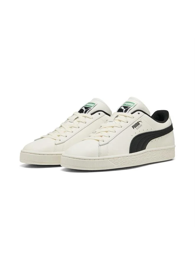 Puma Warm White-PUMA Black Suede Sneakers Unisex  | Best Price UAE