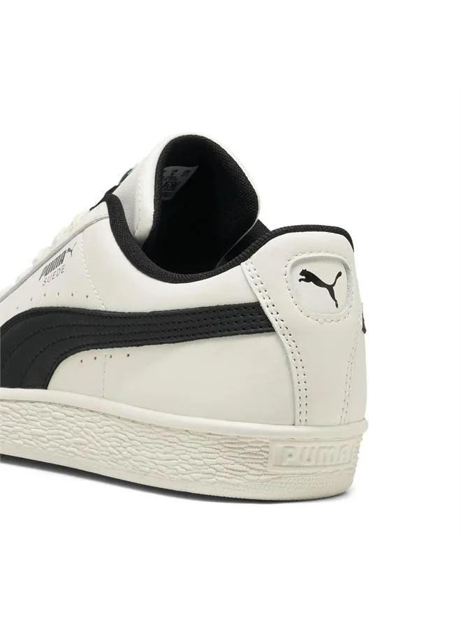 Puma Warm White-PUMA Black Suede Sneakers Unisex  | Best Price UAE