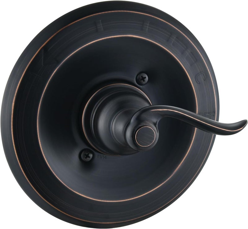 DLymtrx Replacement for Delta 13/14 Series BT14096 Trim Kit, Shower Cover Plate with Handle (Cartridge and Valve Not Included),Oil Rubbed Bronze - Image 1