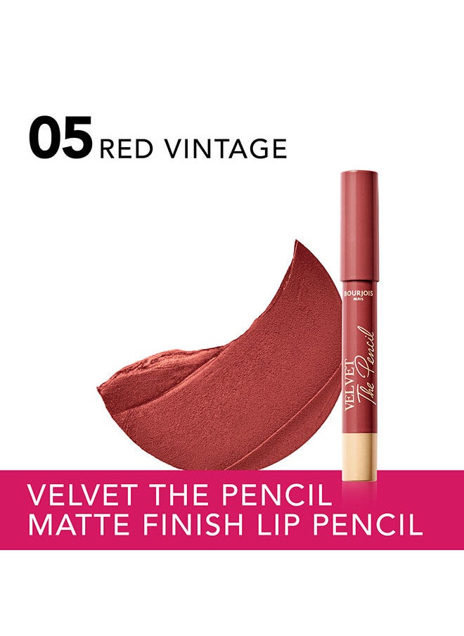 BOURJOIS PARIS - Velvet the Pencil - 05- Red Vintage, 3g - Image 1