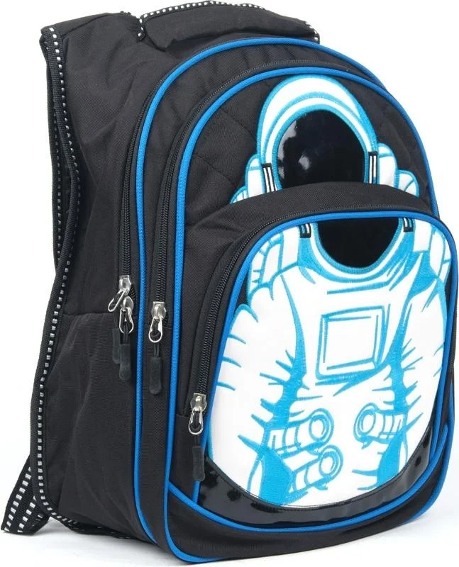 ماشو تريند Blue 3-Eyed Astronaut School Bag + Nutrition - Space Bag Primary School Bag Backpack