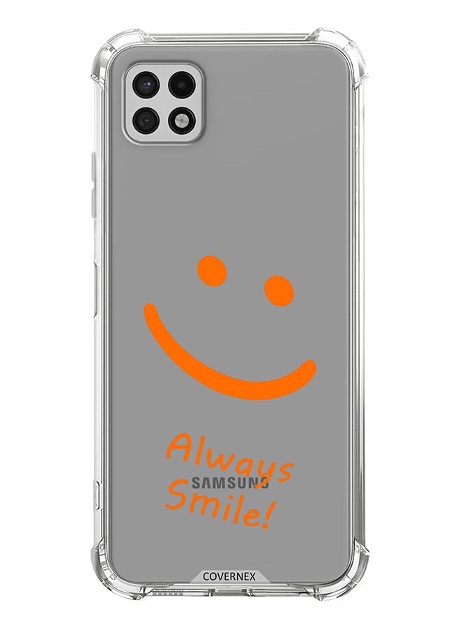 Covernex Shockproof Protective Case Cover For Samsung Galaxy A22 5G Always Smile - Image 1