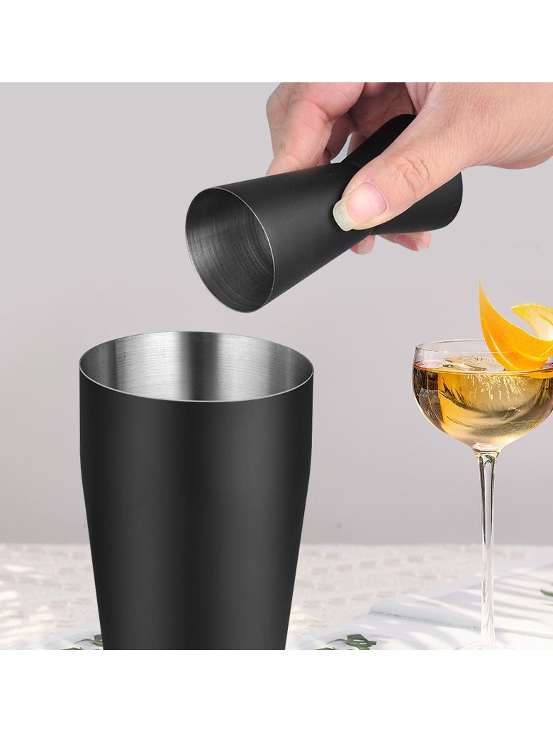 general Bartender Set Bar Tools Cocktail Making Stainless Steel Matte Black Bartender Full Set (Black) - Image 3