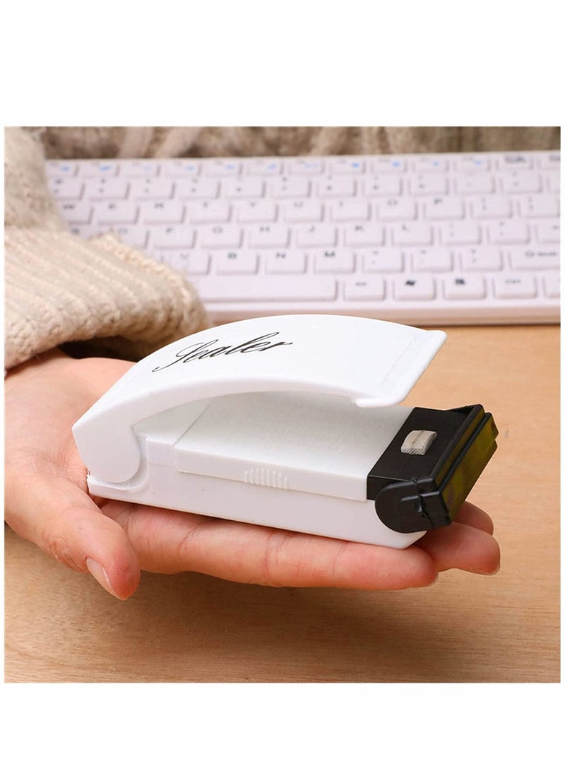 كاست ويف آلة منزلية صغيرة محمولة وختمية محمولة ، أدوات المطبخ المحمولة لإعادة غلق الرقاقة ، البلاستيك ، أكياس الوجبات الخفيفة (1 قطعة) - Image 1