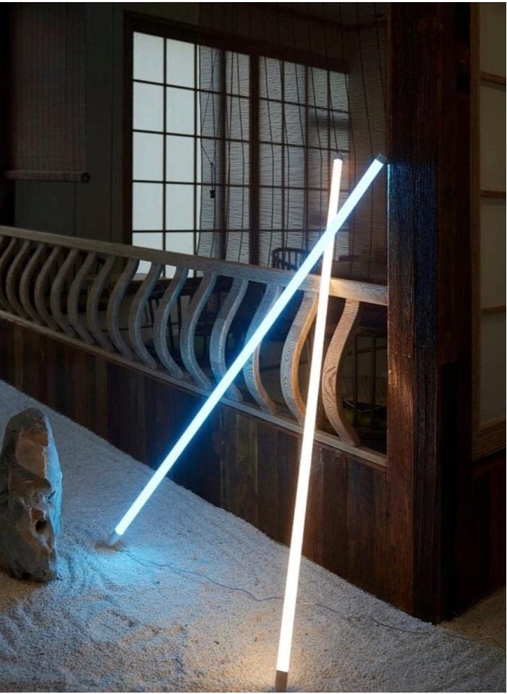 Generic - Long LED Lamp Decorative Bedroom Beautiful and Quiet Feel Comfortable for Wall and Floor 120cm Direct Work from the Plug in Unbreakable Reinforced Plastic Comes with Plug in Electricity - Image 1