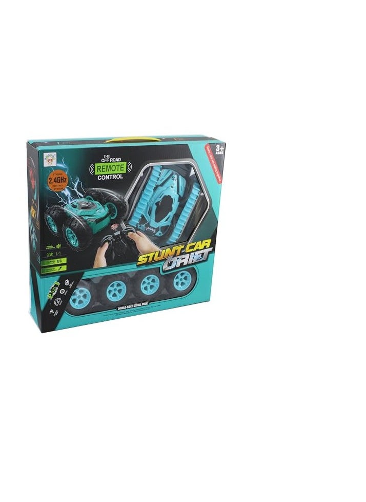4WD Stunt Car Toy 2 in 1 with Remote Control Two Tire Convertible RC Vehicle for Kids, Ages 3+ High Speed Flips, Spins, and Off-Road Action  - Image 5