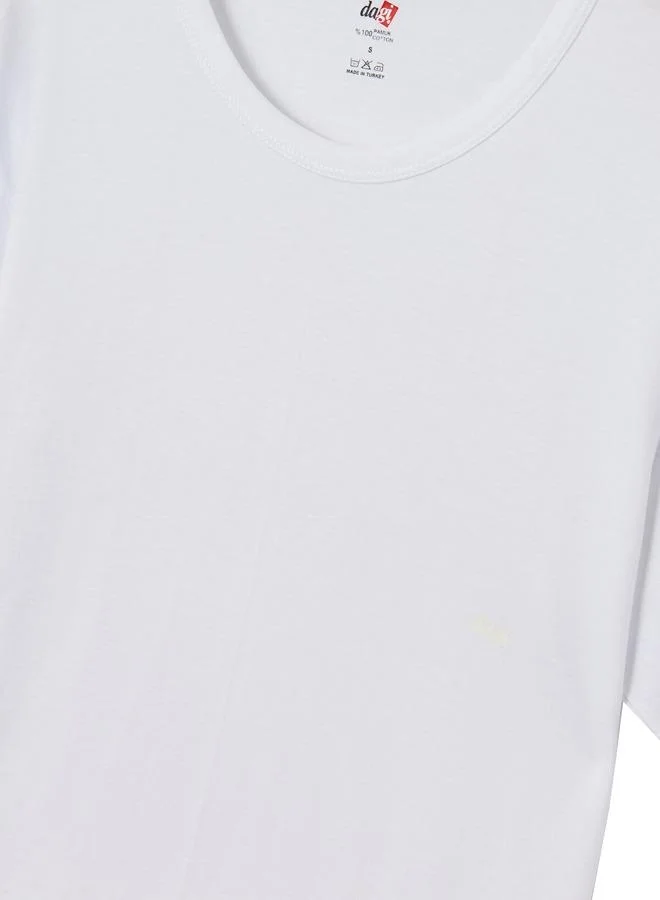 dagi 2 Pack Undershirt Crew Neck Supreme Underwear