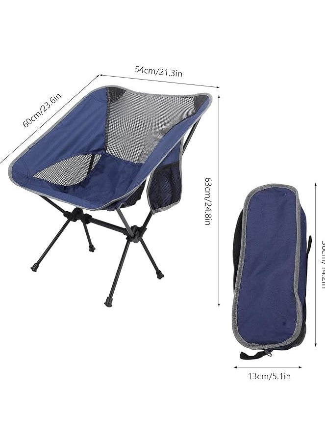 Generic - Lightweight And Foldable Portable Camping Chair - Blue - Image 1