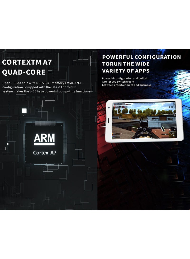 فيكوشا جهاز كمبيوتر لوحي ذكي يعمل بنظام Android للأطفال مقاس 8 بوصات IPS مزود بلوحة مفاتيح Bluetooth - Image 4