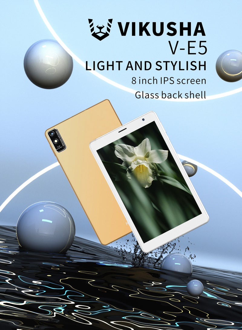 فيكوشا جهاز كمبيوتر لوحي ذكي يعمل بنظام Android للأطفال مقاس 8 بوصات IPS مزود بلوحة مفاتيح Bluetooth - Image 2