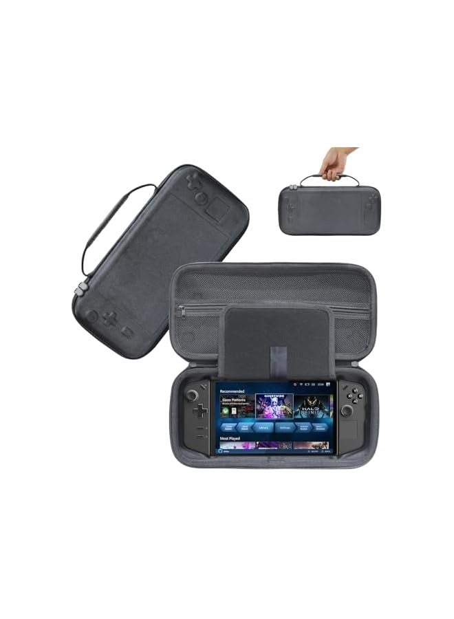 erorex Hard Carrying Case for Legion Go Game Console,Shockproof Legion GO Hard Bag Anti-Drop Portable Storage Bag with Mesh Pocket Anti Scratch (Black) - Image 1