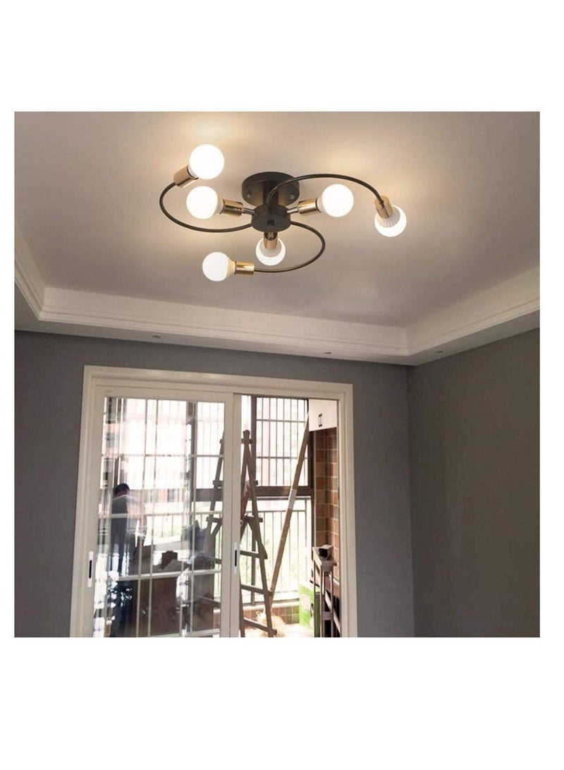 Y-LIGHTS Ceiling Lamp - Black And Gold - Image 1