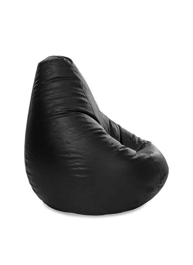 FATBAG Kids Faux Leather Multi-Purpose Bean Bag With Polystyrene Filling Black  - Image 3
