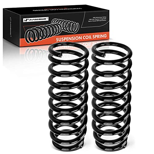 A-Premium 2Pcs Rear Suspension Coil Spring Set Compatible with Hyundai Sonata 2006-2010 2.4L 3.3L, Driver and Passenger Side, Replace# 553500A100 - Image 1