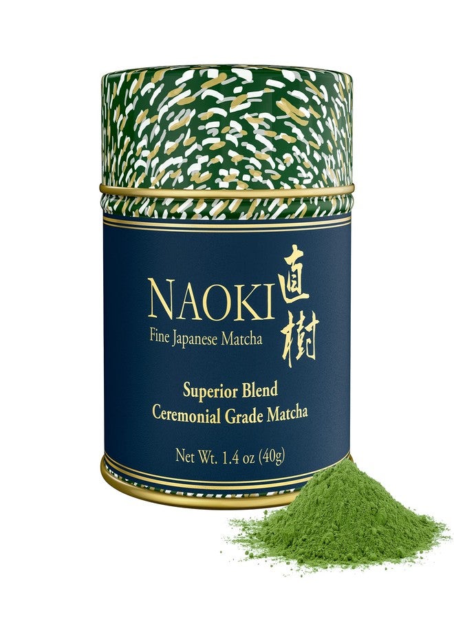 Naoki Matcha Superior Ceremonial Blend – Authentic Japanese First Harvest Ceremonial Grade Matcha Green Tea Powder from Uji, Kyoto (40g / 1.4oz) - Image 1