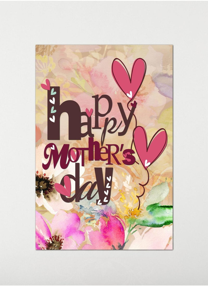 Droplyte - Happy Mother's Day Special Decorative Wall Art Wall Decor Card Board MDF Home Decor 40CM x 60CM - Image 1