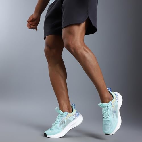 CULT Men Blazon Running Shoes (CS704465UK9_Mint Blue_UK9) - Image 2