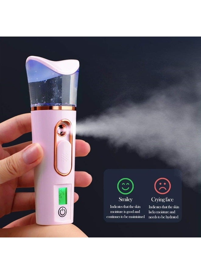 FANTEXY رذاذ الوجه النانو مع محلل رطوبة البشرة، فانتكسي رذاذ وجه محمول صغير مع USB، رذاذ وجه عملي لتمديد الرموش، ترطيب الوجه، إنعاش الترطيب - Image 4